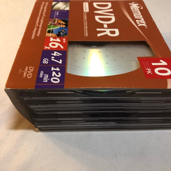 Blank Memorex DVD-R ,only one taken out of each pack, 18 count, rest new unused - Picture 2 of 9